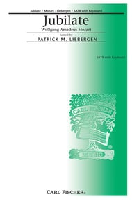 cover Jubilate SATB choral sheet music cover